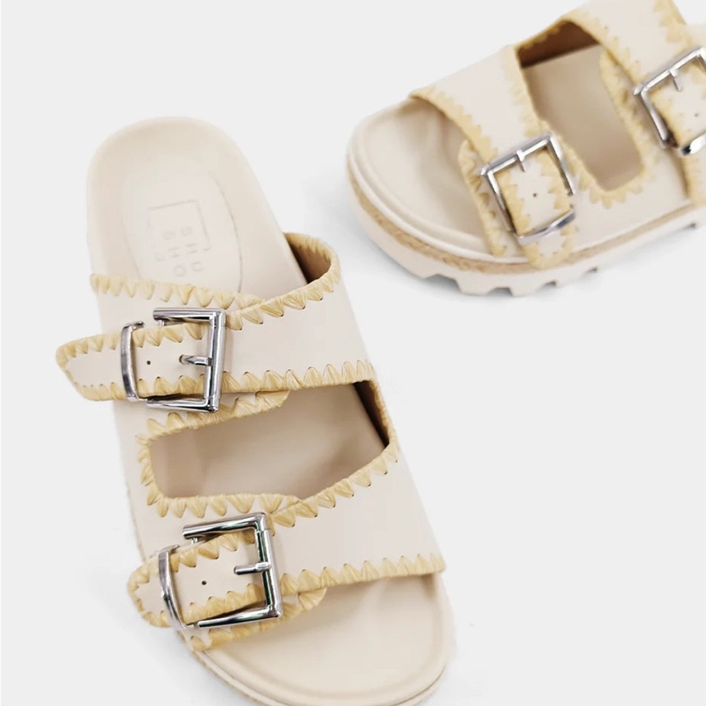 Shu Shop Laura Platform with Buckle detail